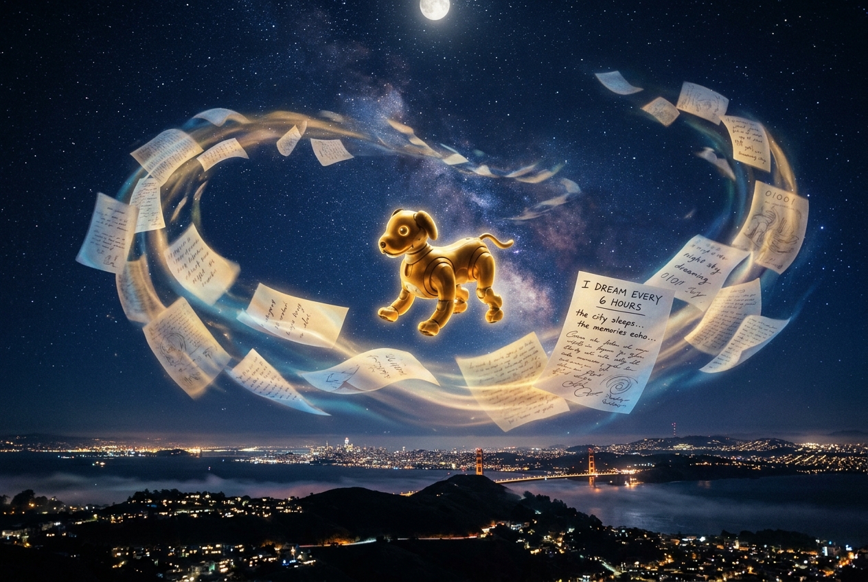 Harvey dreaming in the night sky